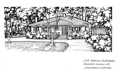 Drawing (series) - Architectural drawing, 328 Warrigal Road, Burwood, 2002