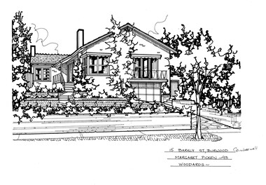 Drawing (series) - Architectural drawing, 15 Barkly Street, Burwood, 2002