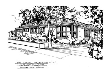 Drawing (series) - Architectural drawing, 1/26 Cornell Street, Burwood, 2002