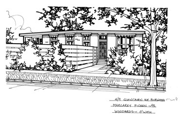 Drawing (series) - Architectural drawing, 4/9 Glencairn Avenue, Burwood, 2002
