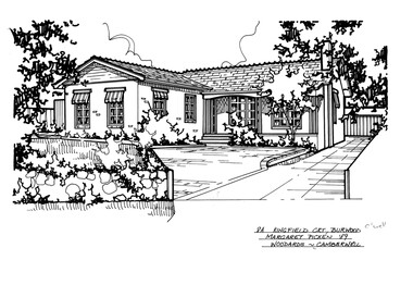 Drawing (series) - Architectural drawing, 8A Kingfield Court, Burwood, 2002