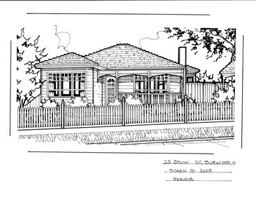 Drawing (series) - Architectural drawing, 23 Crow Street, Burwood East, 2003
