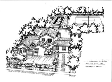 Drawing (series) - Architectural drawing, 1 Albermarle Court, Burwood, 1994