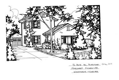 Drawing (series) - Architectural drawing, 76 Bath Road, Burwood, 1997