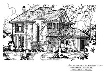 Drawing (series) - Architectural drawing, 32 Hortense Street, Burwood, 1989