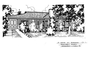 Drawing (series) - Architectural drawing, 3 Jesse Street, Burwood, Unknown