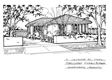 Drawing (series) - Architectural drawing, 11 Callanish Road, Camberwell, 2002