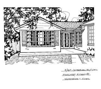 Drawing (series) - Architectural drawing, 4/407 Camberwell Road, Camberwell, 1997