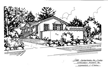 Drawing (series) - Architectural drawing, 1/488 Camberwell Road, Camberwell, 1990