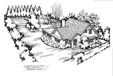 Drawing (series) - Architectural drawing, 11 Christowel Street, Camberwell, 1988