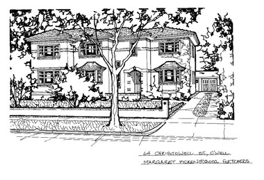 Drawing (series) - Architectural drawing, 64 Christowel Street, Camberwell, 2002