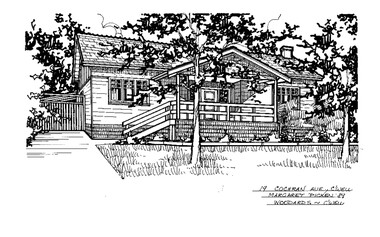 Drawing (series) - Architectural drawing, 19 Cochran Avenue, Camberwell, 1989