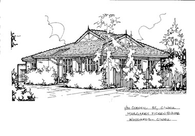 Drawing (series) - Architectural drawing, 1/30 Cornell Street, Camberwell, 2000