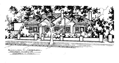 Drawing (series) - Architectural drawing, 4 Culliton Road, Camberwell, 1989