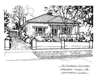 Drawing (series) - Architectural drawing, 20 Domonic Street, Camberwell, 1998