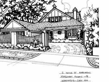 Drawing (series) - Architectural drawing, 2 Bona Street, Ashburton, 1998