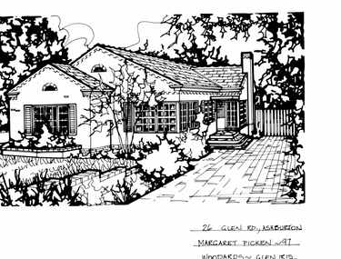 Drawing (series) - Architectural drawing, 26 Glen Road, Ashburton, 1997