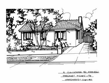 Drawing (series) - Architectural drawing, 4 Gloucester Road, Ashburton, 1994