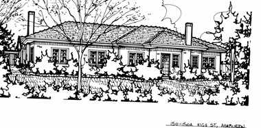 Drawing (series) - Architectural drawing, 150 - 150A High Street, Ashburton, 2000
