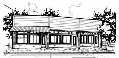 Drawing (series) - Architectural drawing, 283 High Street, Ashburton, 1992