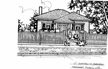 Drawing (series) - Architectural drawing, 1/1 Johnston Street, Ashburton, 1997