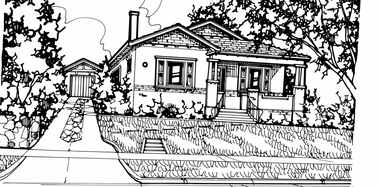 Drawing (series) - Architectural drawing, 6 Johnston Street, Ashburton, 1996