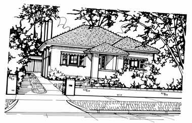Drawing (series) - Architectural drawing, 21 Johnston Street, Ashburton, 1995