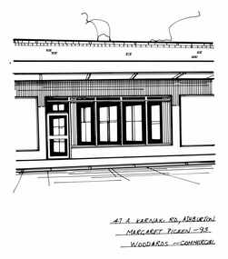Drawing (series) - Architectural drawing, 47A Karnak Road, Ashburton, 1993