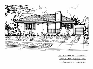 Drawing (series) - Architectural drawing, 63 Karnak Road, Ashburton, 1999