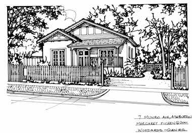Drawing (series) - Architectural drawing, 7 Munro Avenue, Ashburton, 2001