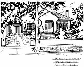 Drawing (series) - Architectural drawing, 35 Munro Avenue, Ashburton, 1996