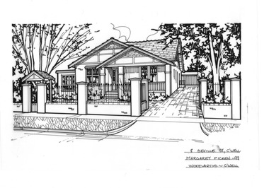 Drawing (series) - Architectural drawing, 8 Seville Street, Camberwell, 1999