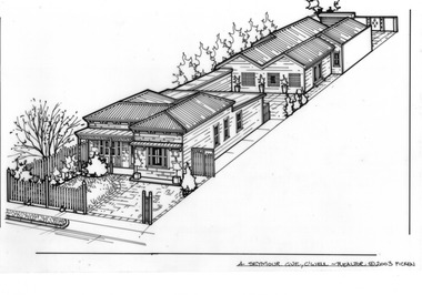 Drawing (series) - Architectural drawing, 4 Seymour Grove, Camberwell, 2003