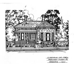 Drawing (series) - Architectural drawing, 6 Seymour Grove, Camberwell, 1991