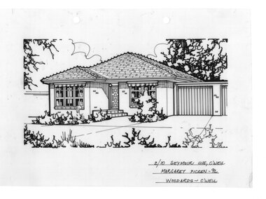 Drawing (series) - Architectural drawing, 2/10 Seymour Grove, Camberwell, 1992