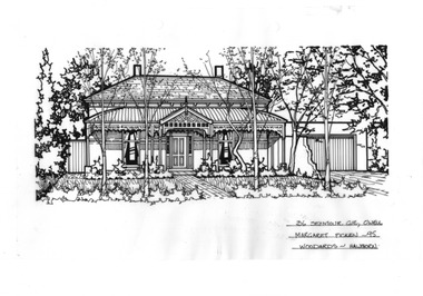 Drawing (series) - Architectural drawing, 36 Seymour Grove, Camberwell, 1995
