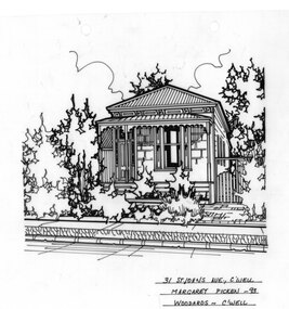 Drawing (series) - Architectural drawing, 31 St Johns Avenue, Camberwell, 1993