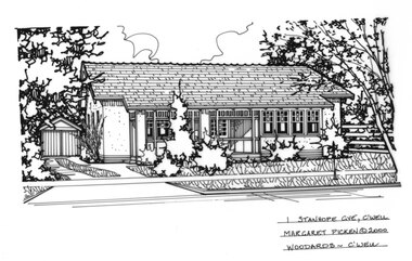 Drawing (series) - Architectural drawing, 1 Stanhope Grove, Camberwell, 2000