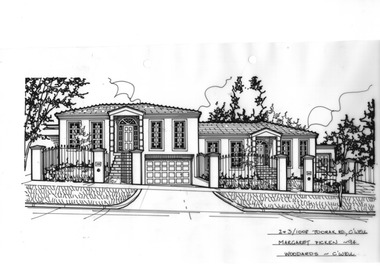 Drawing (series) - Architectural drawing, 2+3/1008 Toorak Road, Camberwell, 1994