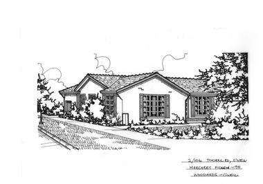 Drawing (series) - Architectural drawing, 2/1016 Toorak Road, Camberwell, 1994
