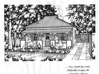 Drawing (series) - Architectural drawing, 1066 Toorak Road, Camberwell, 1997