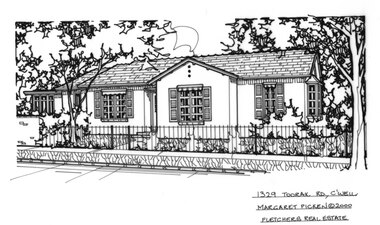 Drawing (series) - Architectural drawing, 1329 Toorak Road, Camberwell, 2000