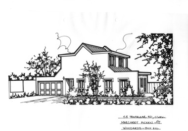 Drawing (series) - Architectural drawing, 58 Trafalgar Road, Camberwell, 1997