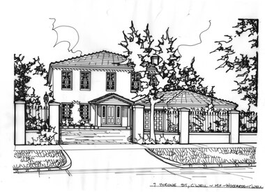 Drawing (series) - Architectural drawing, 7 Tyrone Street, Camberwell, Unknown