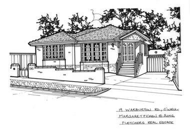 Drawing (series) - Architectural drawing, 19 Warburton Road, Camberwell, 2002