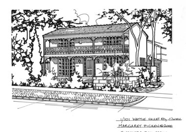 Drawing (series) - Architectural drawing, 1/101 Wattle Valley Road, Camberwell, 2000