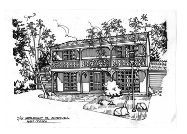 Drawing (series) - Architectural drawing, 7/101 Wattle Valley Road, Camberwell, Unknown