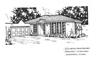 Drawing (series) - Architectural drawing, 5/111 Wattle Valley Road, Camberwell, 2000