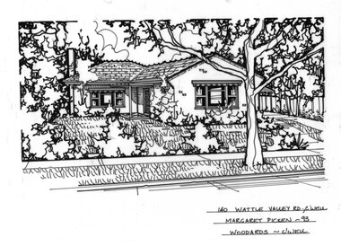 Drawing (series) - Architectural drawing, 140 Wattle Valley Road, Camberwell, 1993