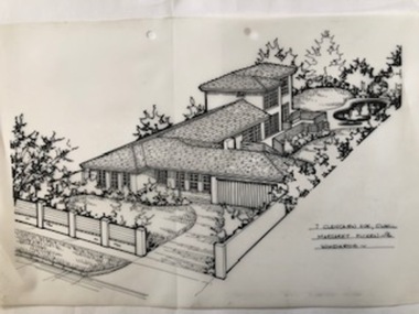 Drawing (series) - Architectural drawing, 7 Glencairn Avenue, Camberwell, 1996
